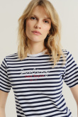 Casualowy top w paski