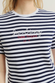 Casualowy top w paski