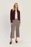 Casualowa bluza w kolorze bordowym 