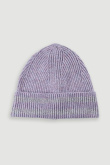 Czapka beanie z połyskującymi paskami