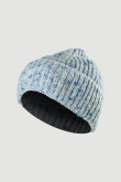 Jasnoniebieska prążkowana czapka typu beanie