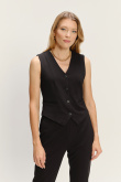Klasyczna czarna kamizelka