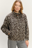 Casualowa kurtka z printem animal 