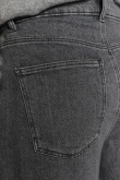 Ciemnoszare spodnie jeansowe wide leg