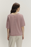 Sweter oversize w kolorze brudnego różu