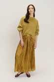 Efektowny zielony sweter oversize 
