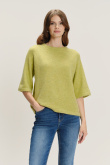 Luźny sweter w kolorze yellow green