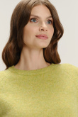 Luźny sweter w kolorze yellow green