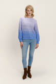 Miękki sweter z efektem ombre Miękki sweter z efektem ombre