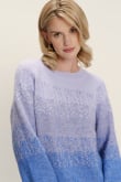 Miękki sweter z efektem ombre Miękki sweter z efektem ombre