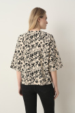 Bluza oversize z nadrukiem w kwiaty