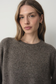 Ziemisty sweter oversize