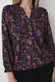 Casualowy top z nadrukiem paisley