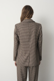 Klasyczna dwurzędowa marynarka w kratkę