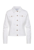 Biała kurtka jeansowa