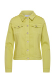 Jeansowa kurtka w kolorze limonki