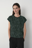 Luźny top z nadrukiem paisley