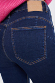 Granatowe skinny jeans