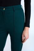 Zielone eleganckie spodnie