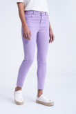 Spodnie five pockets w kolorze jasnofioletowym