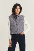 Stylowa kamizelka w drobne kwiaty