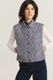 Stylowa kamizelka w drobne kwiaty