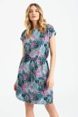 Casual'owa sukienka z lyocell'u, tropikalny print