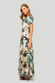 Wiskozowa sukienka z nadrukiem
