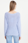 Basicowy sweter w kolorze baby blue