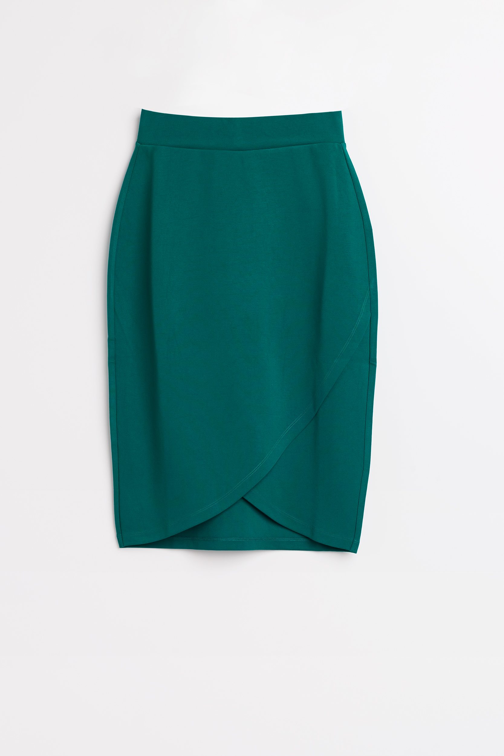 Zielona klasyczna spódnica 