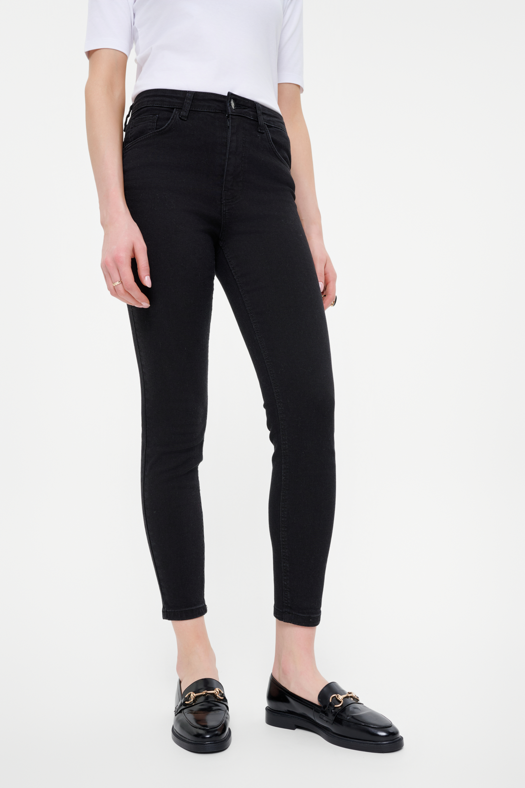 Czarne jeansy skinny