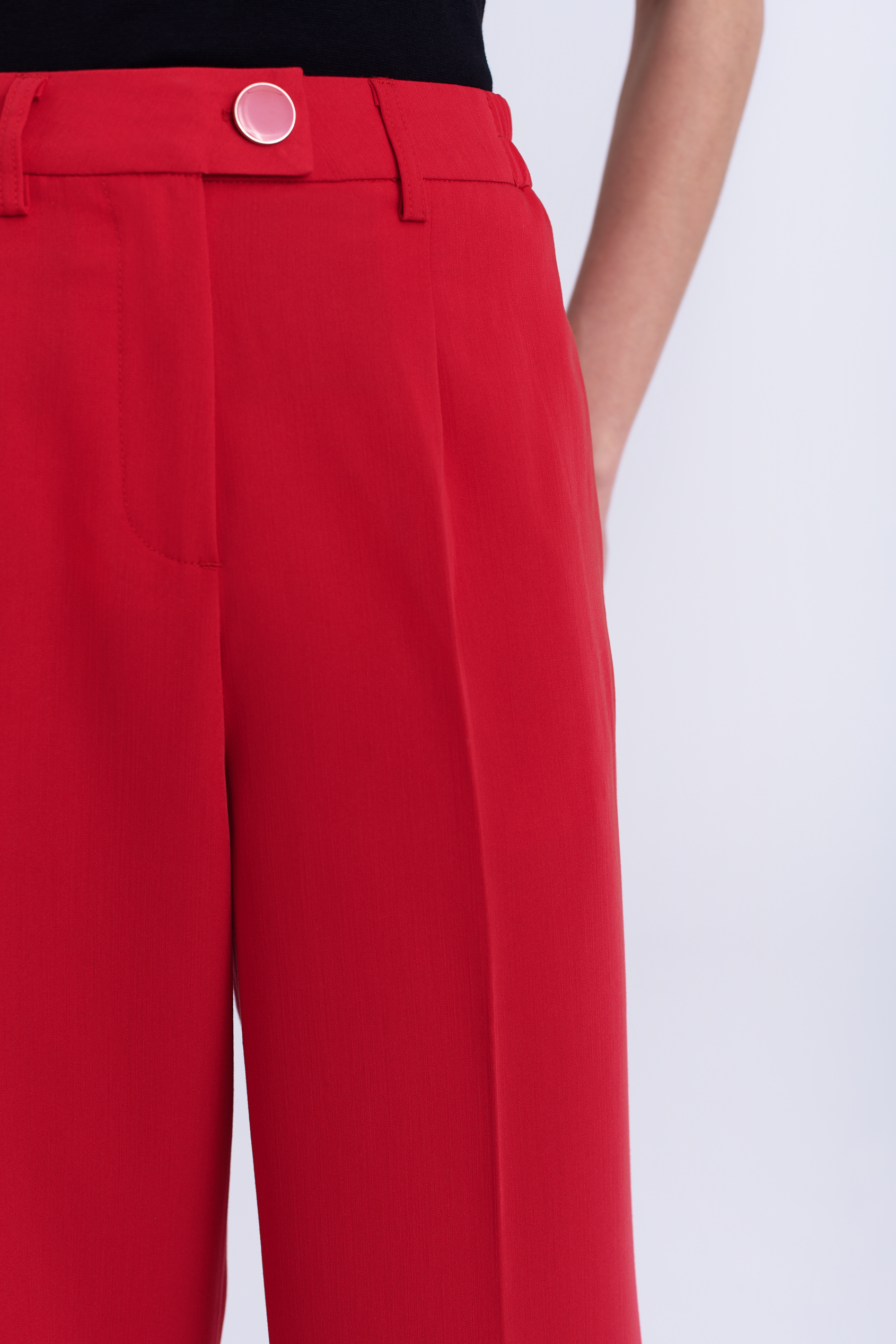 Eleganckie czerwone spodnie