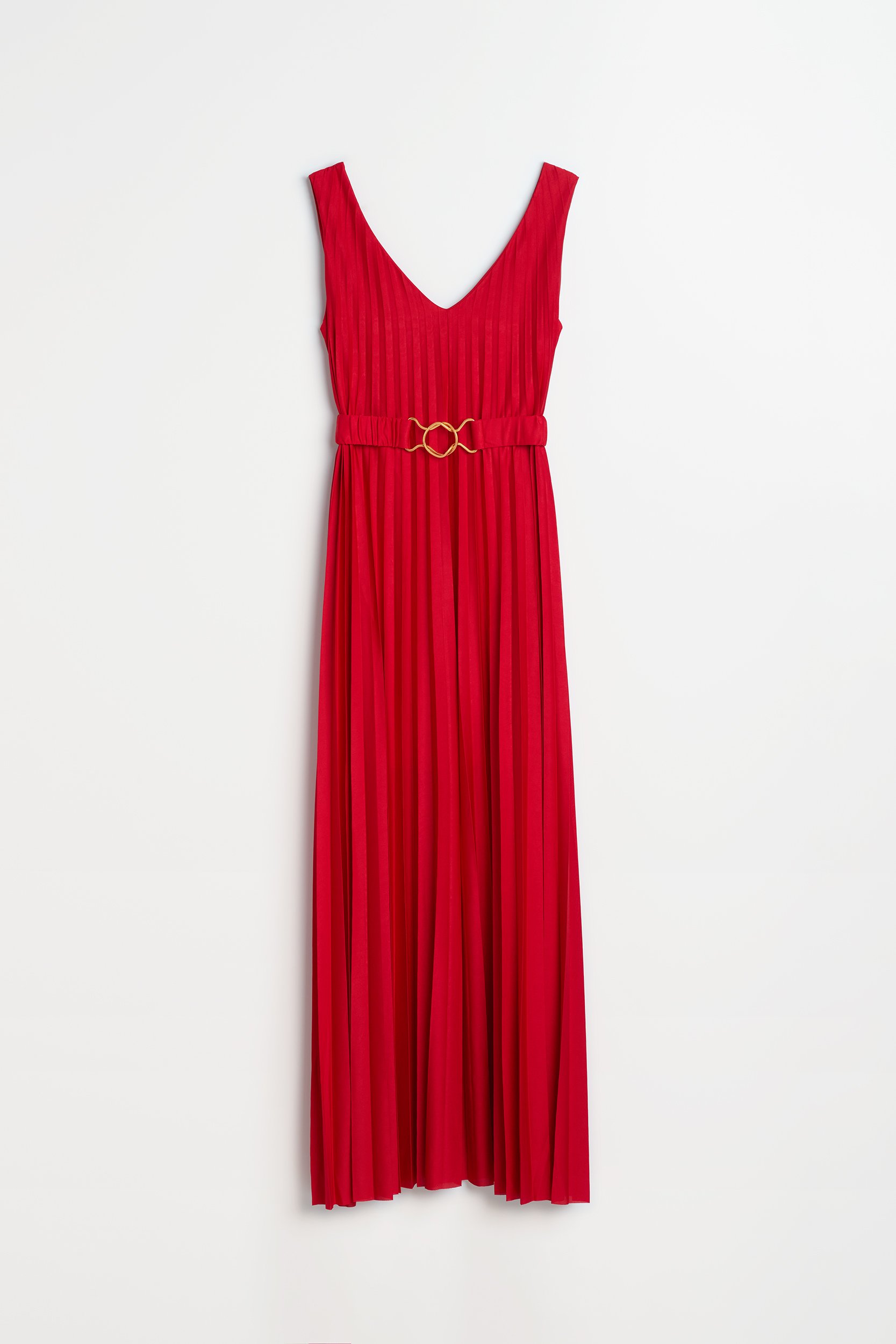 Elegancka sukienka maxi czerwona