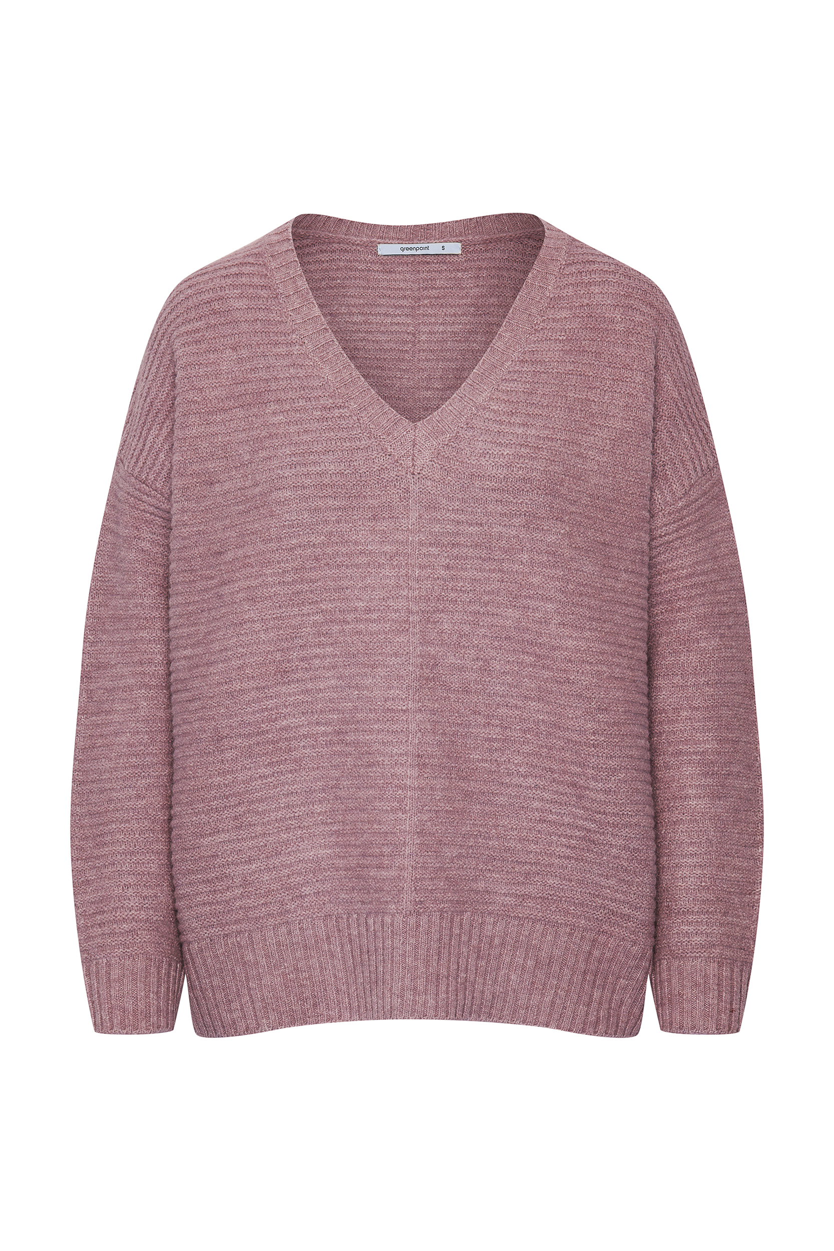 Sweter o luźnym kroju, różowy